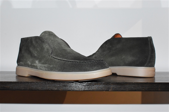 Dark Olive Santoni Chukkas, size 9