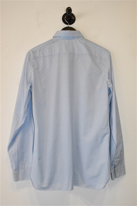 Sky Blue Z Zegna Button Shirt, size M