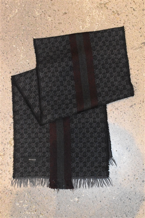 Monogram Gucci Scarf, size O/S