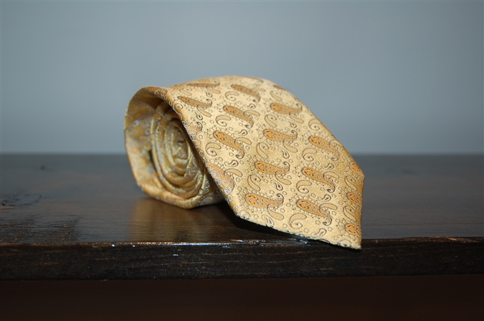Gold Corneliani Tie, size O/S