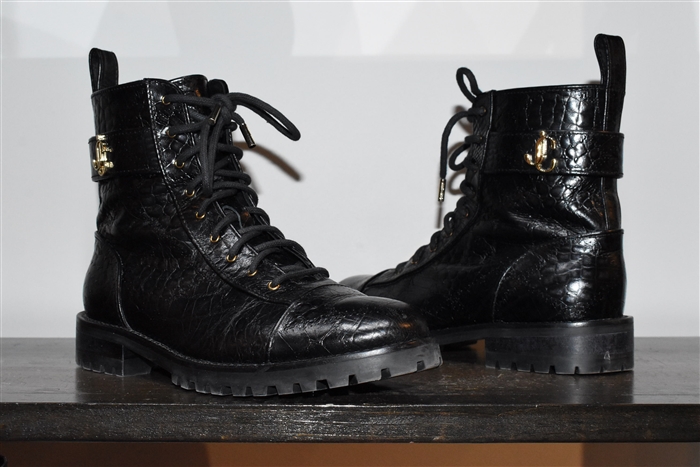 Black Leather Jimmy Choo Boots, size 7