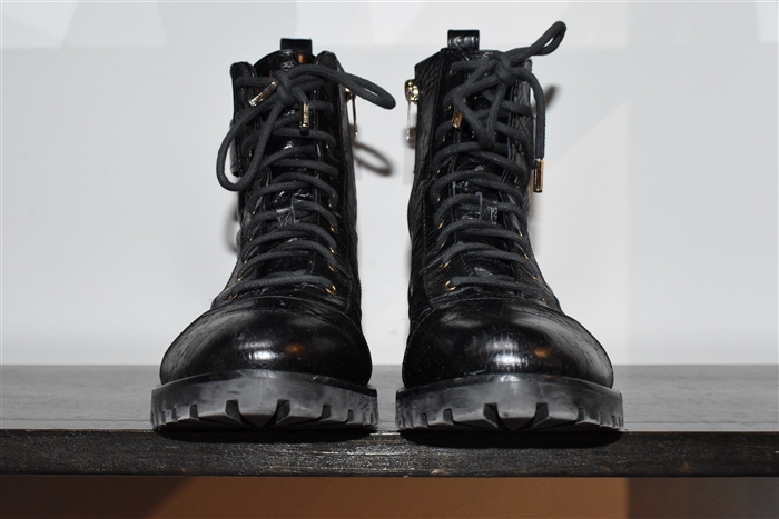 Black Leather Jimmy Choo Boots, size 7