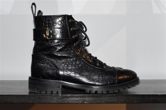 Black Leather Jimmy Choo Boots, size 7