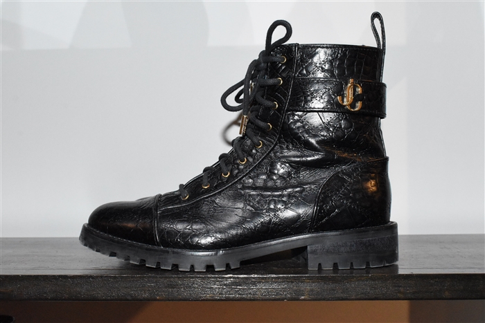 Black Leather Jimmy Choo Boots, size 7