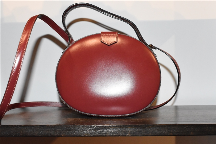 Burgundy Loewe Handbag, size S