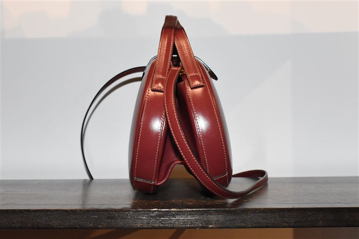 Burgundy Loewe Handbag, size S