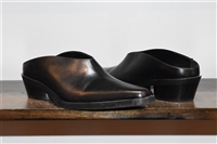Black Leather Proenza Schouler Mules, size 8.5