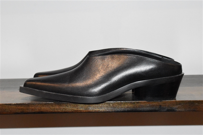 Black Leather Proenza Schouler Mules, size 8.5