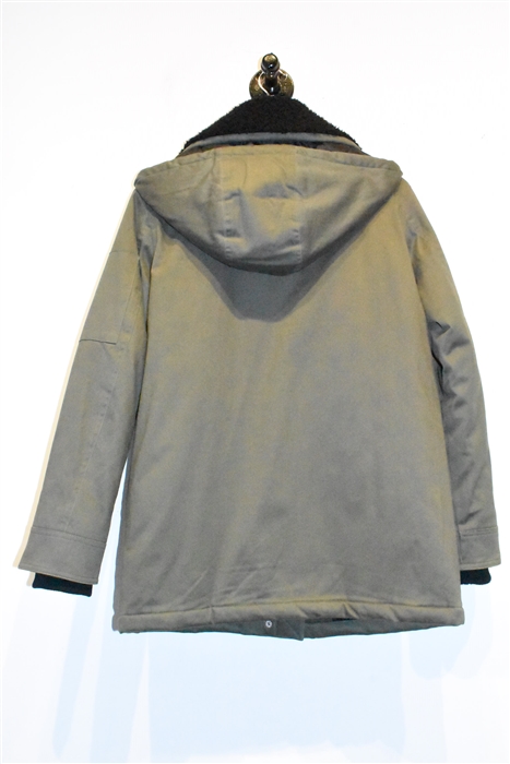 Military Green Maje Parka, size 6