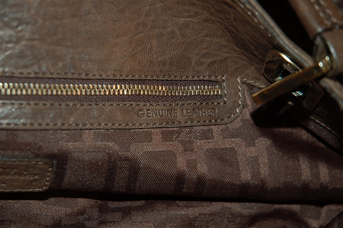 Dark Leather Roger Vivier Tote, size L