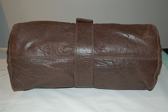 Dark Leather Roger Vivier Tote, size L