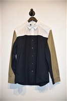 Colour Blocked Wooyoungmi Button Shirt, size M