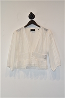 White Lace The Kooples Blouse, size M