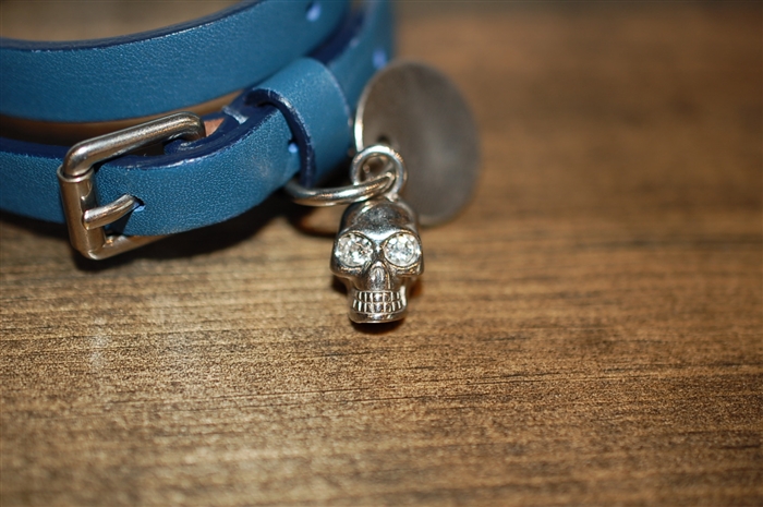 Deep Marine Alexander McQueen Bracelet, size O/S