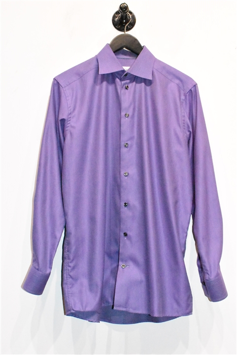 Lavender Eton Button Shirt, size M