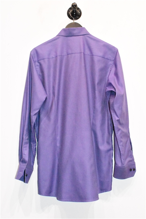 Lavender Eton Button Shirt, size M