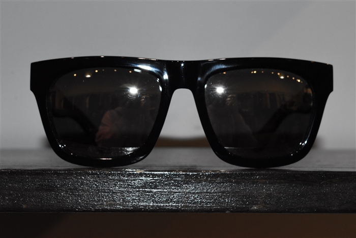 Shiny Black Ksubi Sunglasses, size O/S