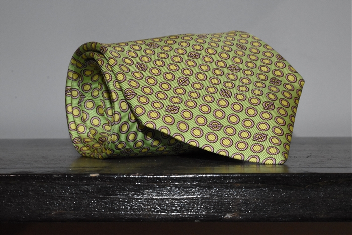 Lime Hermes Tie, size O/S
