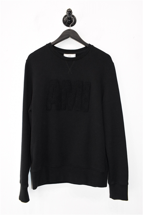 Basic Black Ami - Alexandre Mattiussi Sweatshirt, size M