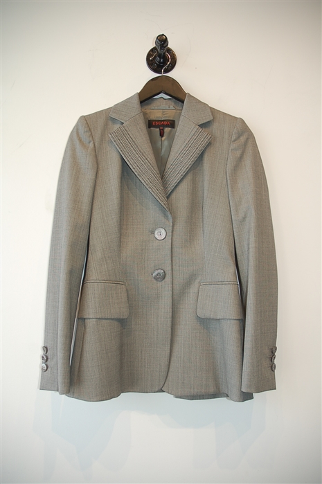 Steel Escada Pant Suit, size 4