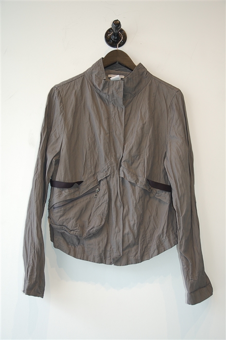 Dark Taupe Sarah Pacini Jacket, size L