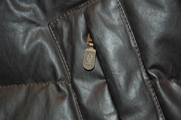 Ebony Belstaff Motorcycle Jacket, size L