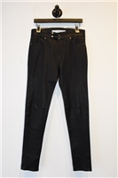 Black Leather Iro Leather Trouser, size 8