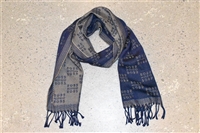 Navy & Beige Hugo Boss - Boss Scarf, size O/S
