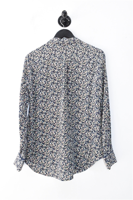 Floral Equipment Silk Shirt, size XS