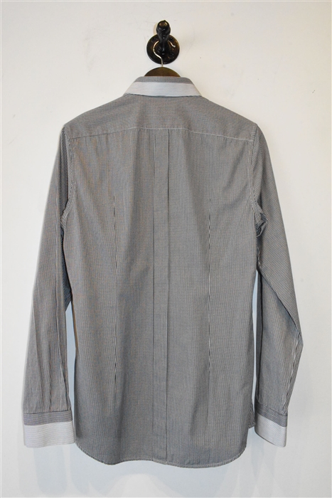 Black Check Dolce & Gabbana Button Shirt, size M