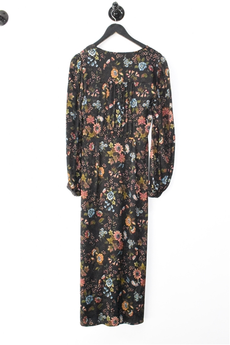 Floral Veronica Beard Midi Dress, size 4