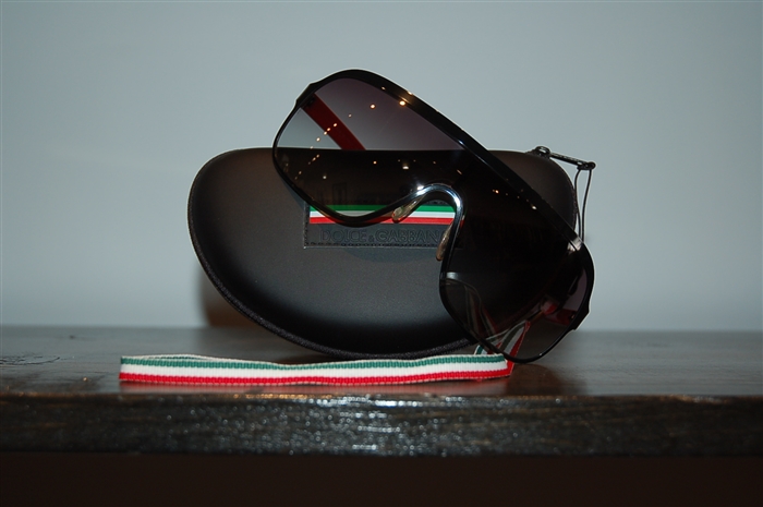 Shiny Black Dolce & Gabbana Sunglasses, size O/S