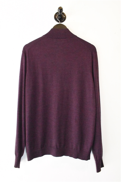 Aubergine Brunello Cucinelli Cardigan, size XL
