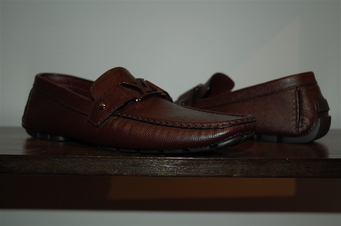 Espresso Louis Vuitton Moccasin, size 12