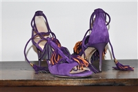 Purple Suede Jimmy Choo Sandal, size 7.5