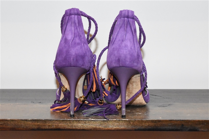 Purple Suede Jimmy Choo Sandal, size 7.5