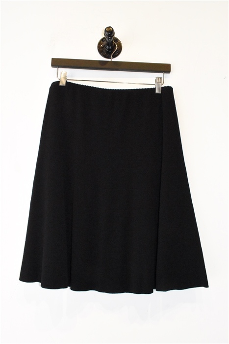 Basic Black Marc Cain A-Line Skirt, size M
