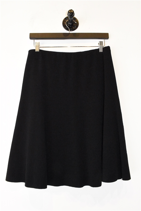 Basic Black Marc Cain A-Line Skirt, size M
