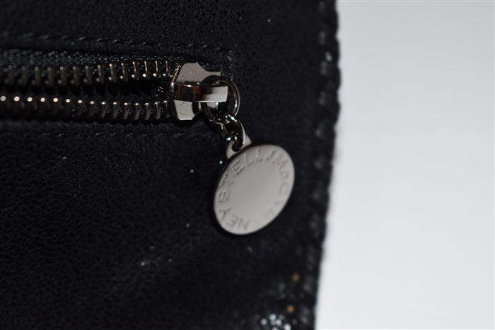 Shiny Black Stella McCartney Clutch, size M