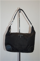 Basic Black Prada Shoulder Bag, size S