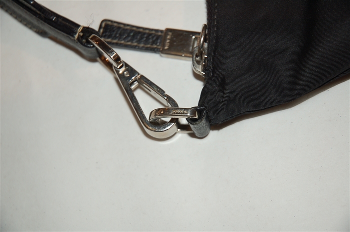 Basic Black Prada Shoulder Bag, size S