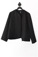 Basic Black Eileen Fisher Dress Jacket, size L