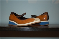 Mixed Browns Miu Miu Mary Janes, size 7