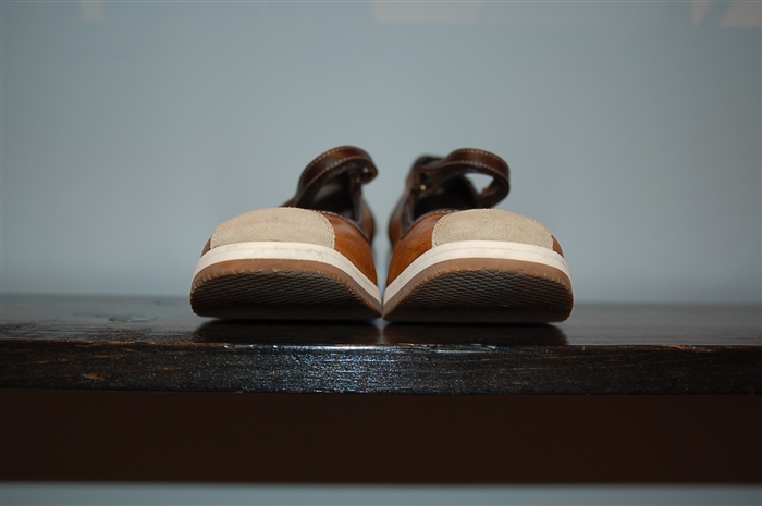 Mixed Browns Miu Miu Mary Janes, size 7