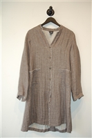 Cloudy Gray Eileen Fisher Coat, size M